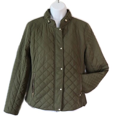 Jacket Women's Size Medium Olive Green NY&C New York & Company #94414