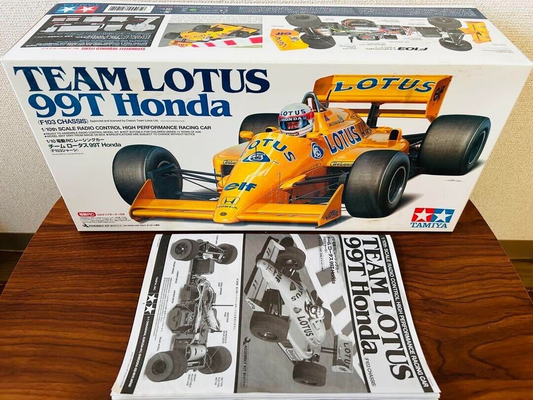 Tamiya RC Team Lotus 99T F103 HONDA No Battery Vintage Tamiya RC Team Lotus 99T F103 HONDA No Battery Vintage