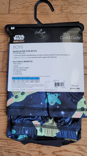 NWT Star Wars Cuddl Duds Boy's Large 2 Piece Top and Bottom - Picture 2 of 3