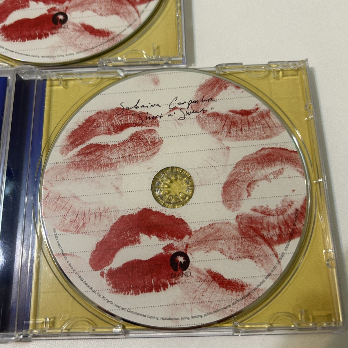 Sabrina Carpenter: Short N' Sweet - CD Album with Kiss-stamped