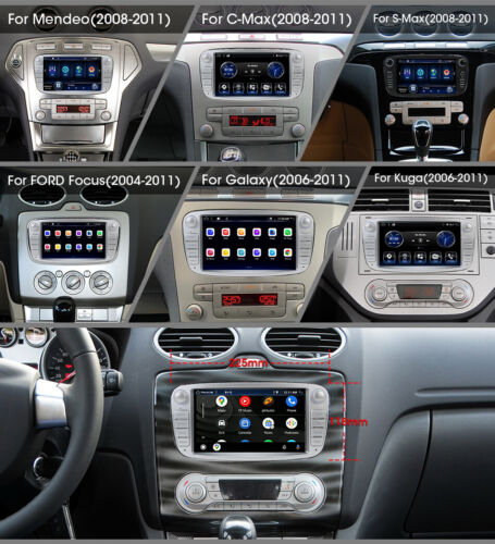 32GB Autoradio Für Ford Focus Mondeo C-MAX Galaxy GPS Navi DSP CarPlay Rückfahrk - Bild 2 von 13