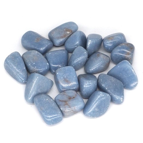 200 g Gema Natural Azul Angelita Granel Piedra Caída Cristal Reiki Mineral Curativo - Imagen 3 de 5