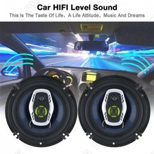 1 Pair 6.5" 600W 80DB Car Coaxial Hifi Speakers Auto Audio Music Stereo Speaker