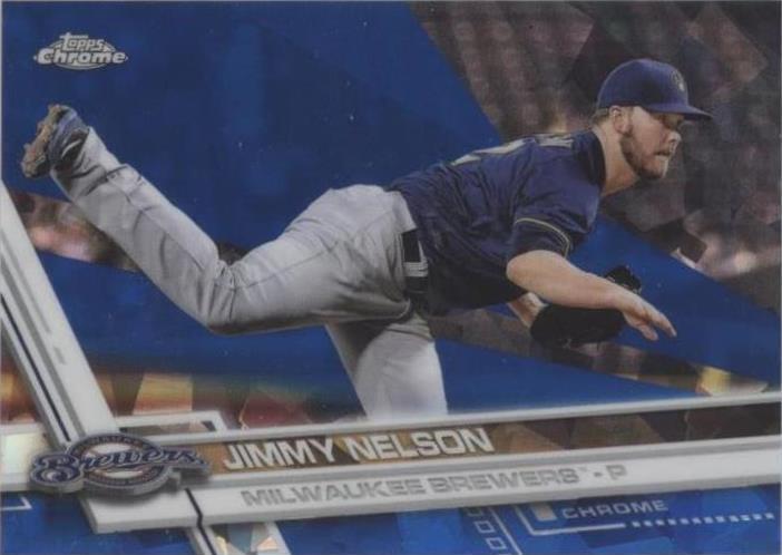 2017 Topps Chrome Sapphire Edition - Jimmy Nelson #193 - 1 of 1