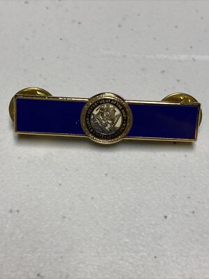 H1254 Original 70s-80s US Navy Department Of The Navy Enamel Metal Bar IR45B