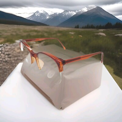 Classic Design ITALY EYEGLASSES FRAME HAND FINISH BROWN FADE $149.50.