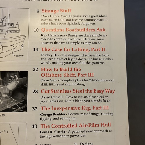 BOATBUILDER Magazine 1989-1996 LOT OF 21 - Picture 7 of 22