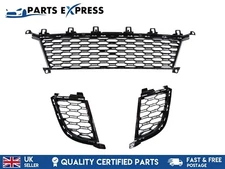 BMW 3 SERIES G20 G21 2018 - 2022 OE M SPORT FRONT BUMPER LOWER GRILL KIT 3PC SET