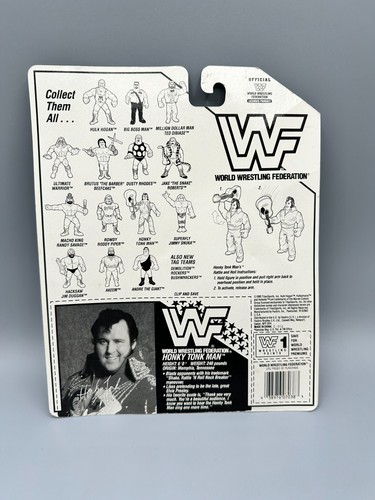 Honkey Tonk Man MOC in AFA Acrylic case 1990 Hasbro WWE WWF figure - Picture 5 of 8