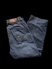 Vtg Meezan Jeans Mens 38 Medium Wash Jnco Style Denim Y2K Baggy Skater