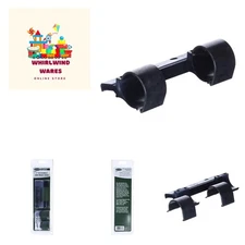 Side Mount Base - 1-Inch High Bracket and Rings, Gloss Black