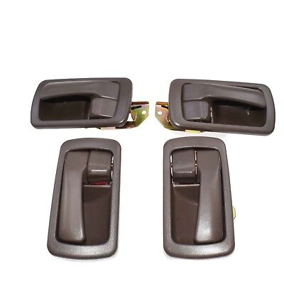 New For Toyota Camry 92-96 Outside Door Handles Front Rear Left Right 4PCS Black