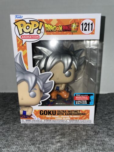 Funko Pop: Dragon Ball Z - Goku (Ultra Instinct Kamehameha) #1211 Exclusivo de Nueva York