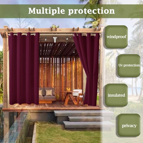 Tende impermeabili per interni/esterni per tende oscuranti privacy spesse patio - Foto 62 di 136