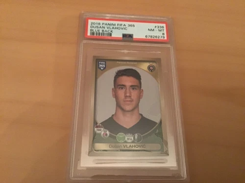 2016 PANINI FIFA 365 DUSAN VLAHOVIC 🇸🇮 #336PSA GEM  NM-MT 8 67826279 ROOKIE