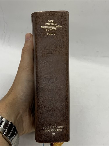 DER GROSSE WOCHENTAGS-SCHOTT, Teil 2 1976 German Text Missal 14th-34th Week - Picture 6 of 12