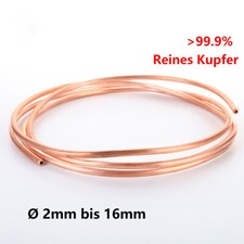 &Oslash; 2-16mm Reines Kupferrohr Weich Ring CU-Rohr &Ouml;lleitung Wasserleitung Gasleitung