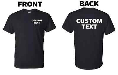 #ad #ad Custom T Shirt Personalized Add Your Own Text $14.99