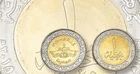 Set of Two (1) Pound Egyptian 2015 New Suez Canal Opened Commemorative Coin