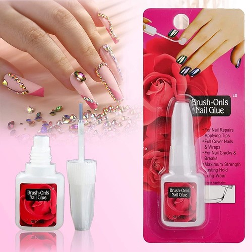 Nail Glue With Brush 10gš EXTRA STRONG š Professional False Tip Quick Nail Art - Picture 12 of 50