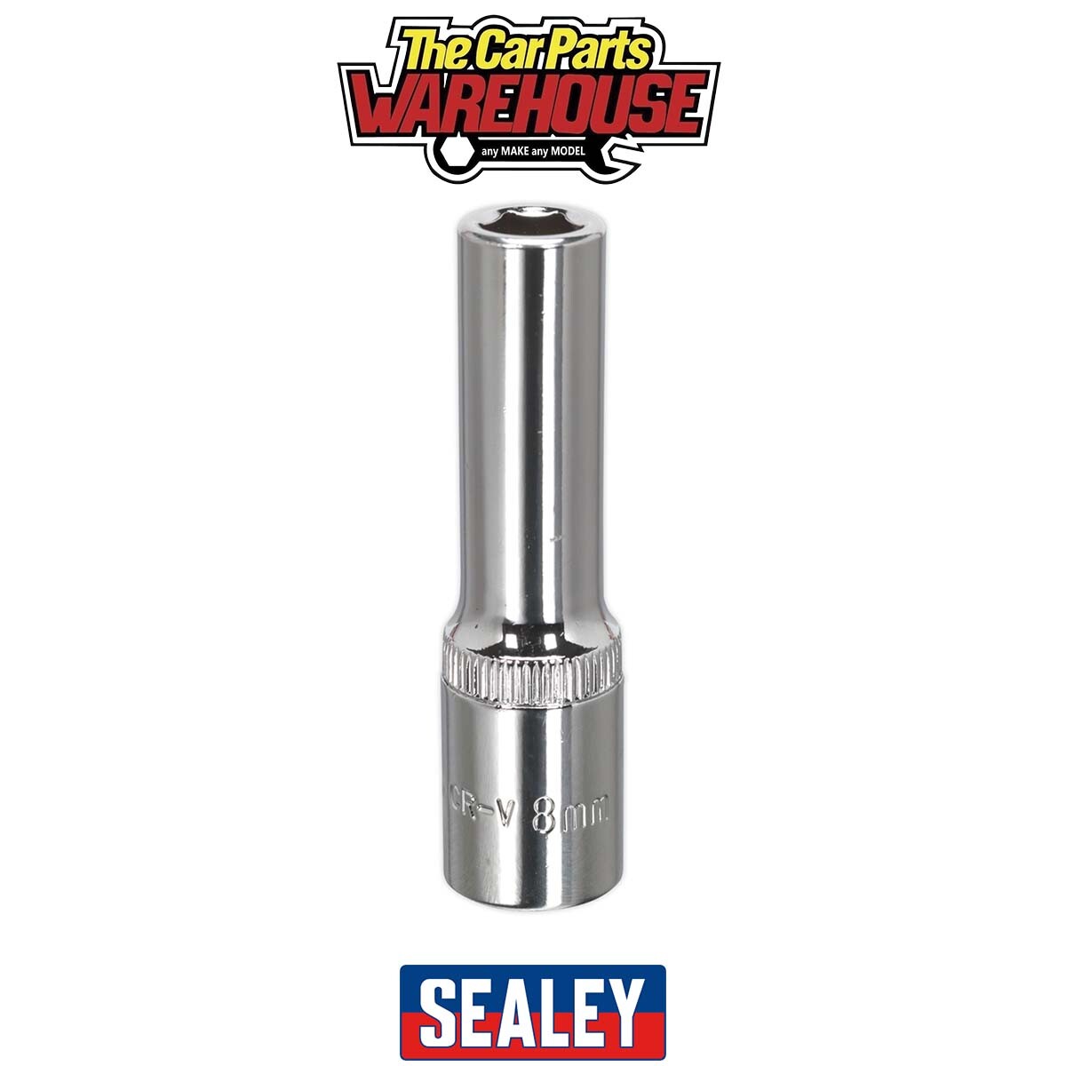 Sealey SP3808D Walldrive® Socket 8mm Deep 3/8sq Drive Fully Polished - Image 6