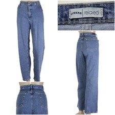 LEE RIDERS Women's Size 16 M Medium Relaxed Fit Straight Leg Denim Jeans