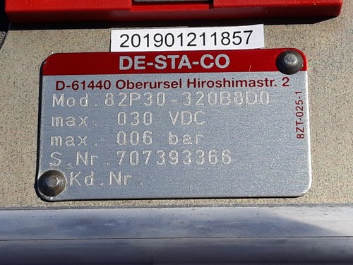 DISPOSITIVO DE TENSIÓN Destaco 82p30 320b8d0 030vdc 006bar 707393366 turck 8 ea 030 1 - Imagen 2 de 8