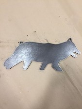 AR500 1/2" Coyote Silhouette Steel Target Gong 24" X 10"
