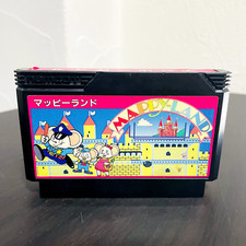Mappy Land Nintendo Famicom Namco 1986 Japanese Version Action Retro Games