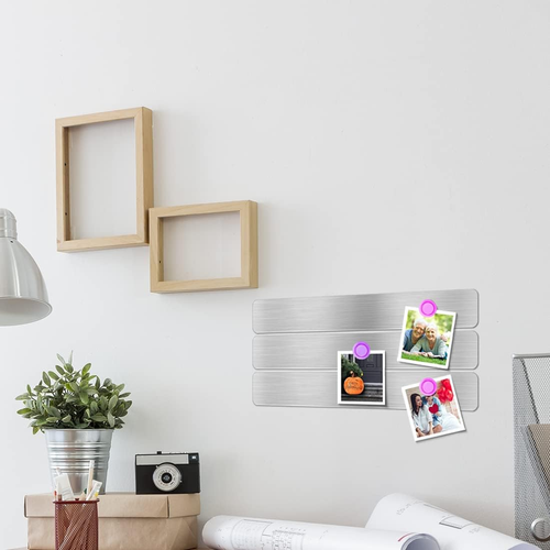Magnettafel Memotafel Selbstklebend Magnetleisten Fotowand Büro Pinnwand mit 10 - Bild 6 von 7