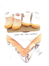 Baby Socks Bibs Set Bandana Size 0/6m Boys Girls Children Kids Infants Set