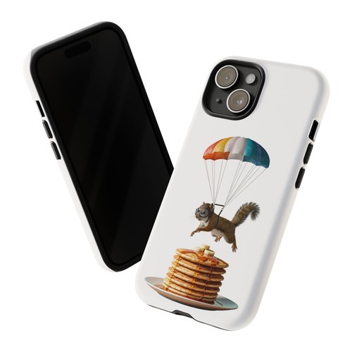 Cute Squirrel Phone Case - Fun Parachute Design, Gift for Animal Lovers, [...] - 第 35/261 張圖片