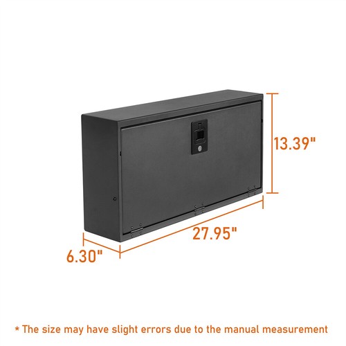 Interior Tailgate Storage Lockable Box Foldable Table Fit 15-18 Jeep Wrangler JK - Foto 10 di 16