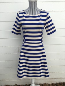 royal blue striped dress