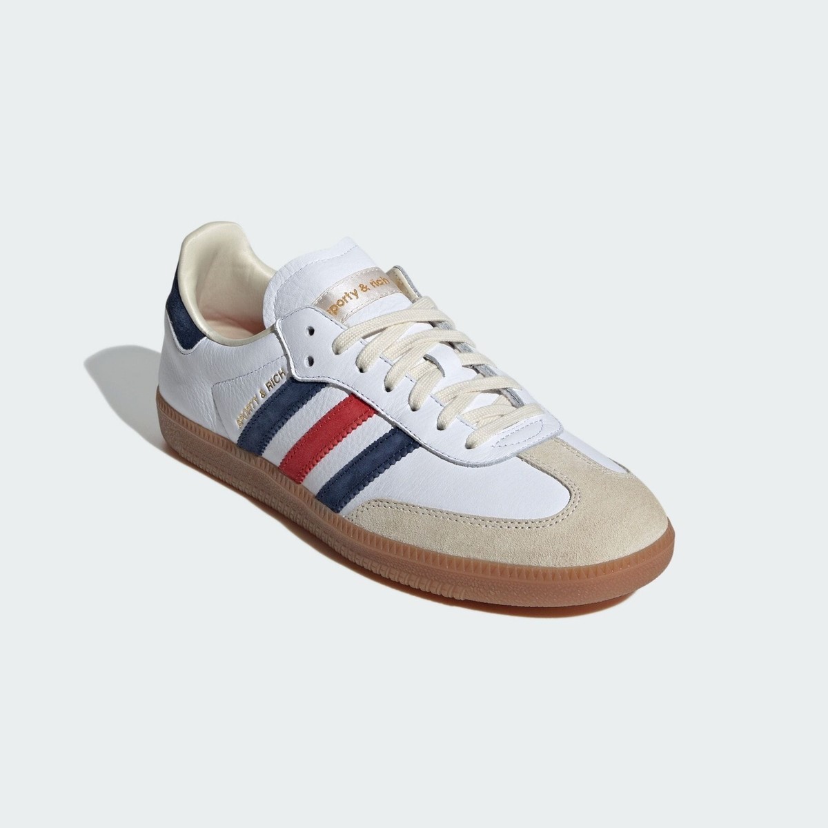 Sporty & Rich × adidas Originals Samba OG Cloud White IH8338 Sporty & Rich × adidas Originals Samba OG Cloud White IH8338