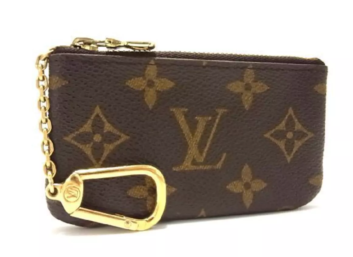 Authentic Louis Vuitton Key Cles Pouch in Monogram Canvas eBay