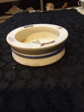 vintage czechoslovakia stoneware baby bowl