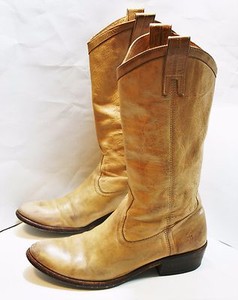 frye boots tan