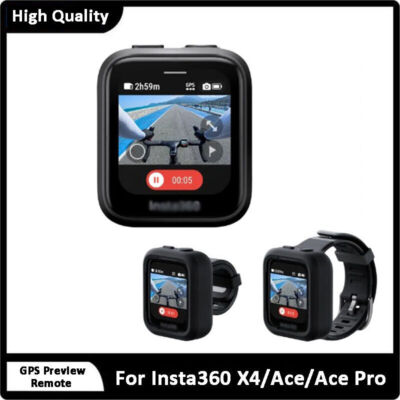 GPS Preview Remote For Insta360 X4/Ace/Ace Pro Camera Bluetooth 5.0 Waterproof