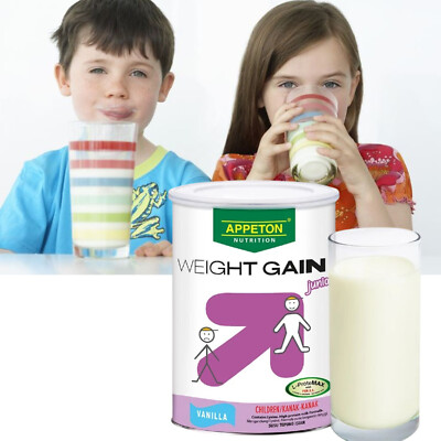 3 TINS APPETON Weight Gain JUNIOR Vanilla With L-ProteMAX 450g | DHL EXPRESS