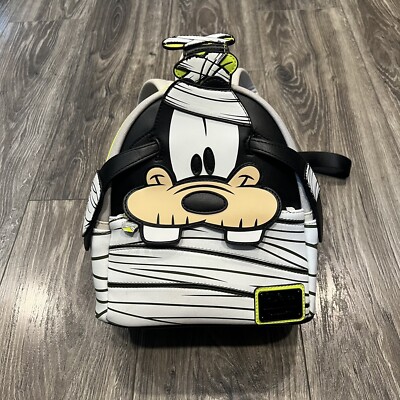 Loungefly Goofy Mummy Mini Backpack Halloween NWT Glows in Dark NEW Loungefly Disney Halloween GOOFY MUMMY Glow-in-the-Dark  main image 4