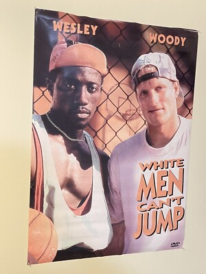 Vintage 90s 1992 92 White Men Can t Jump Vinyl Poster 28x39.5 Woody Wesley NIKE