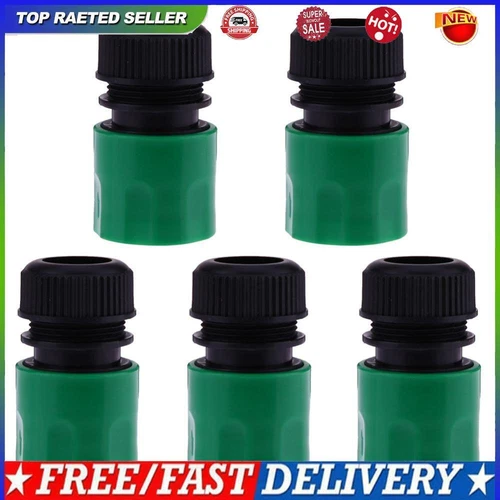 5 Pcs 1/2 Inch Hose Joint Quick Coupling Connector Plastic Quick Connect Adapter