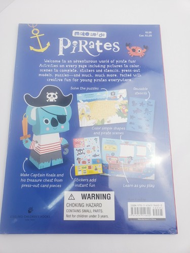 MAKE AND DO PIRATES Book By Marion Billet BRAND NEW 12"x9" KIds Art Crafts FUN - Picture 4 of 7