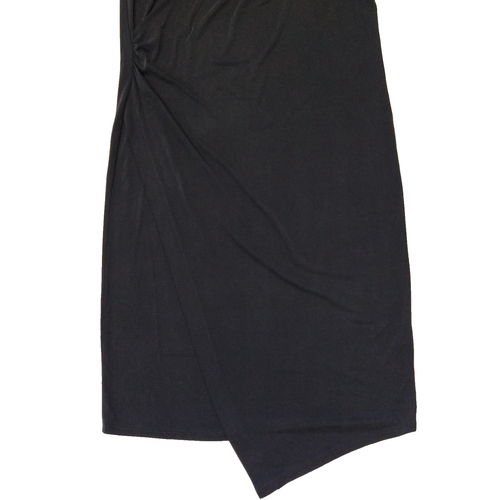 COA Gray Jersey Midi Dress Size L New Minimalist Avant Garde Short Sleeve Modal - Picture 3 of 7