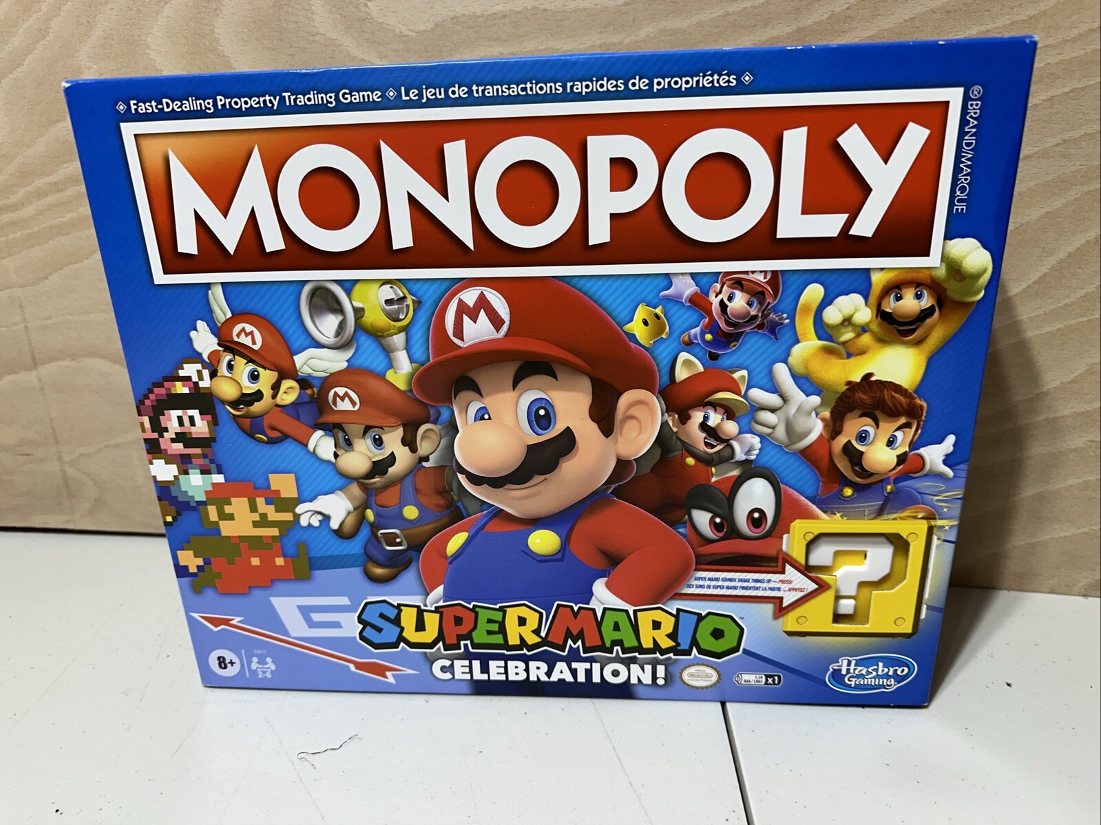Monopoly The Super Mario Bros. Celebration Edition Board Game Korean NEW Sealed