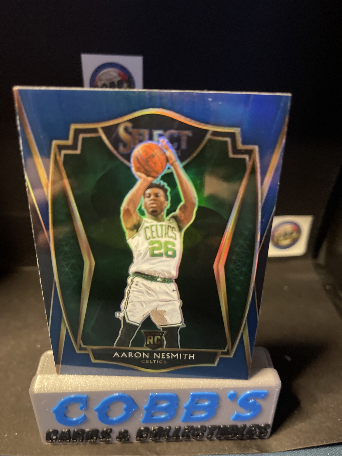 2020 21 PANINI SELECT AARON NESMITH RC PREMIER LEVEL PRIZM Blue Celtics #190