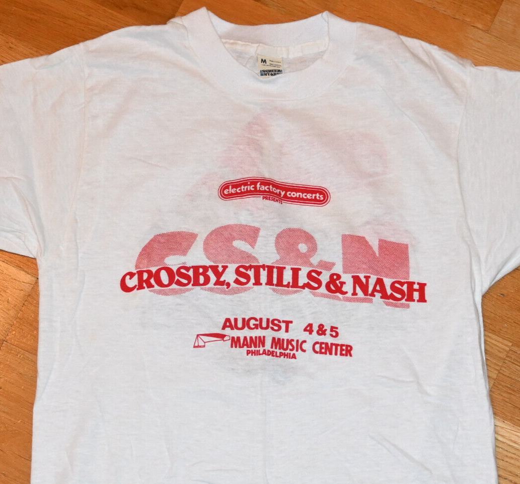 Crosby, Stills & Nash Tシャツ '87年 Crosby, Stills & Nash Tシャツ '87年 Vintage Crosby Stills