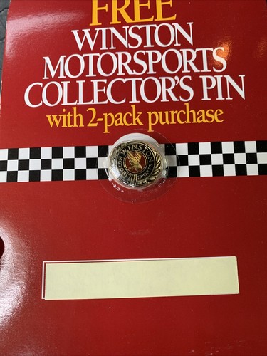 NASCAR Winston Motorsports 20th Anniversary Collector's Pin Vintage 1991 SEALED - Picture 2 of 4
