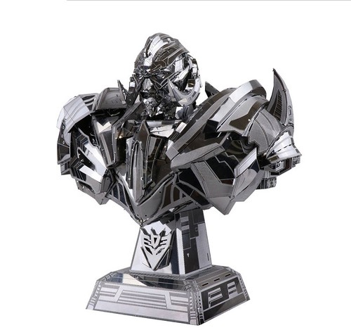 Transformers T5 - Leader Grade: Megatron 3D Metal Model Kit YM-L033-S - Foto 2 di 6
